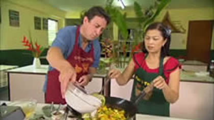 Cooking Red Curry Chicken